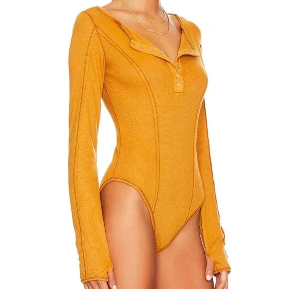 NWT ❤️ Free People Sloane Bodysuit - Picture 3 of 4